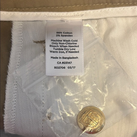 NWT Talbots Tan Trousers A - Picture 7 of 10